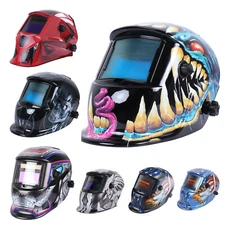 Solar Powered Welding Helmet Pro Auto Darkening Hood Mig Tig Arc Welder Mask US