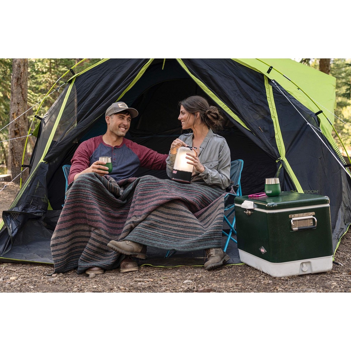 A. Coleman | A Coleman '6 Person Carlsbad Darkroom Tent with Screen