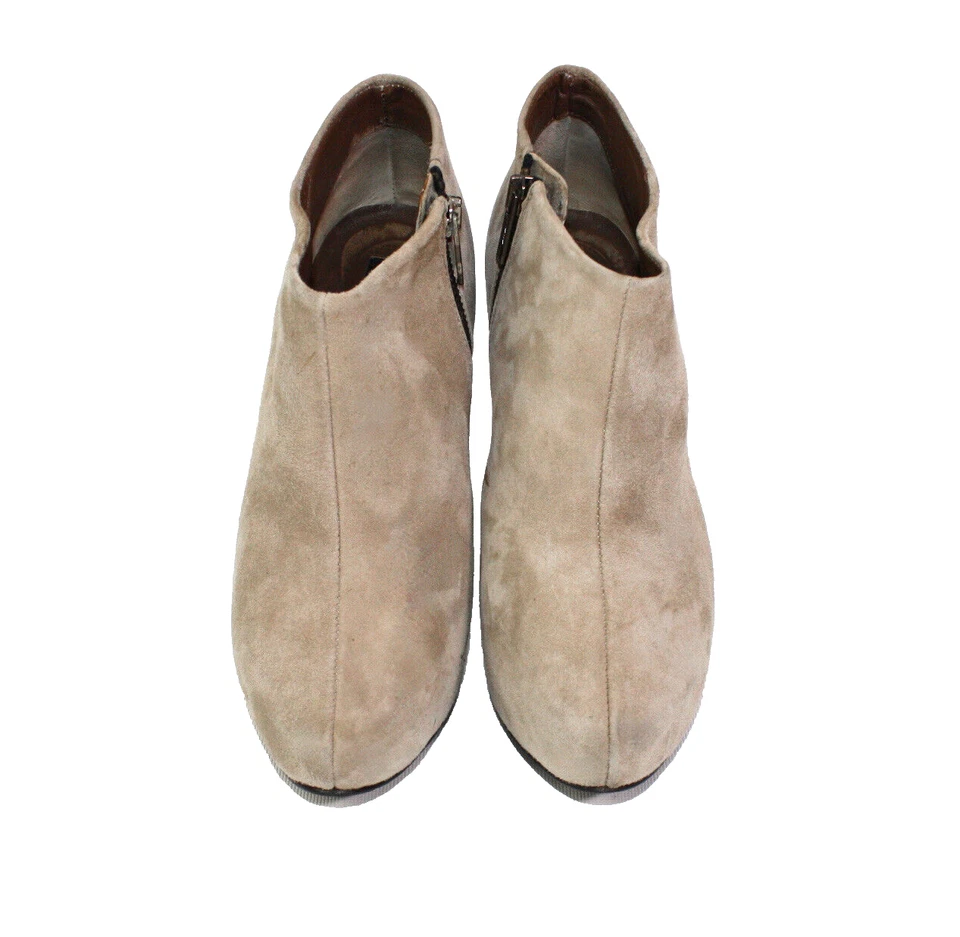 ZARA ANKLE BOOTS WOMAN SHOES CHAUSSURES STIEFELETTEN BEIGE 37 SEHR GUTER #13-14# - Bild 4 von 4