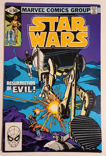 Star Wars #51 (1981, Marvel) VF- "Resurrection of Evil!"