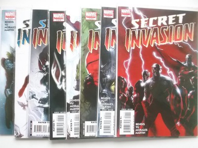 Secret Invasion Heft 1 2 3 4 5 6 7 8 komplett US Marvel 2008 Zustand 1