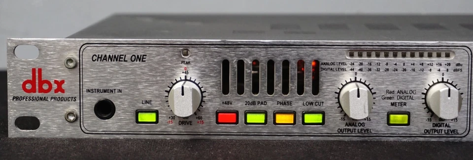 DBX 386 Dual Vacuum Tube Preamp w/ Digital Out 1U Rack Signal Processor - 100V - Image 2 of 4