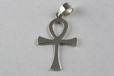 Pendentif Croix Cléopâtre En Argent 925 - 29x19 Mm - Style égyptien - Neuf Sans Emballage