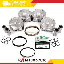 Pistons W Rings Fit 06-11 Honda Civic Si Acura Csx 2.0l K20z2 K20z3