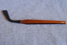 no name vintage eyeglass aluminum temple brown 5-1/2