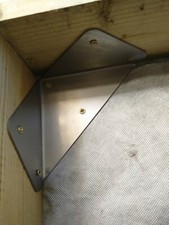 Corner Brace Bracket Timber Canopy Gusset Stiffening Shed Decking Table Top Step