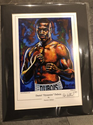 Daniel “Dynamite” Dubois Limited Edition Art Print By Killian ART UK