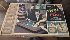 1972 Milton Bradley Pivot Pool Tabletop Game 4250 Complete
