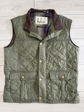Barbour Quilted Vest Men s size M Green  Zip ...