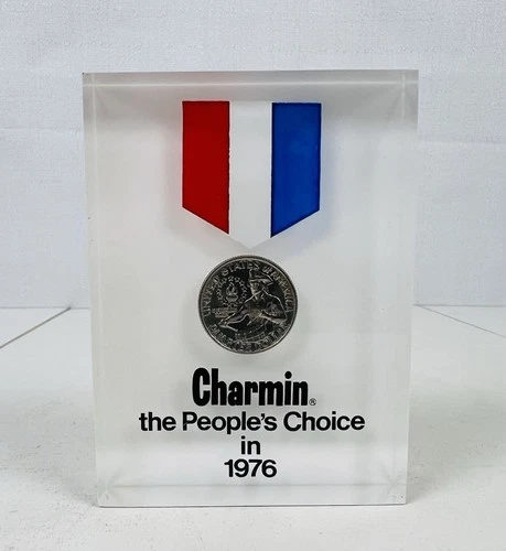 1976 Bicentennial Quarter, Charmin The People’s Choice in 1976, Resin Encased