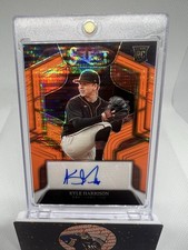 2023 Select Kyle Harrison Neon Orange Pulsar Rookie Auto /5 RC Giants Brewers