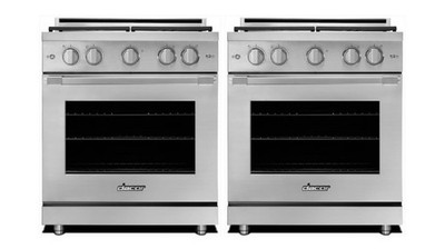 Dacor Professional HGPR30SLP Dual 30'' Liquid Propane Range Set