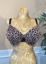 Maidenform, DM7549 One Fab Fit Full Coverage Underwire Bra Leopard Print Sz 36DD