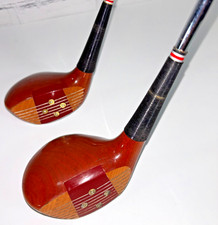 Ben Hogan Apex Woods 3 & 4 w/ Steel Apex Extra Shafts Persimmon HEADS Original