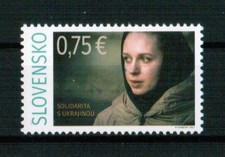 SLOVAKIA 2022 PEOPLE Women. Lady. Solidarity with Ukraine - MNH