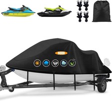 Jet Ski Covers,Upgraded 900D Waverunner Cover Waterproof,Durable Jet Ski Cover 3