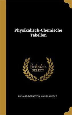Physikalisch-Chemische Tabellen (Hardback or Cased Book)