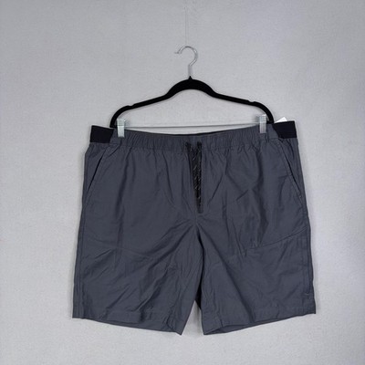 Eddie Bauer Shorts Mens 2XL Gray Ultimate Adventure Storm Pull On Hiking Active