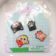 Target Bullseye Playground 4pcs Shoe Charms Accessories