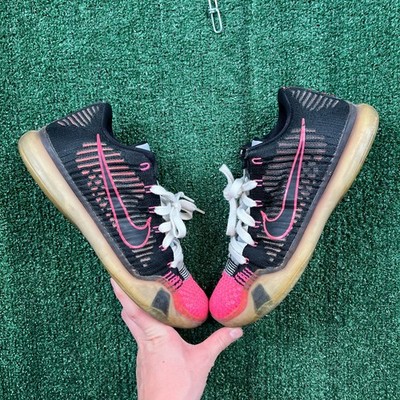 Nike Kobe 10 Elite Low HTM Mens 9 Black Pink Grey Flyknit Basketball Shoes Nike Kobe 10 Elite Low HTM Mens 9 Black Pink Grey Flyknit  main image 2