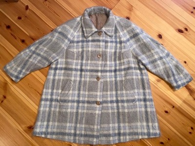 Hucke Exclusiv Peter Hahn Jacke 61%Mohair Mantel Schurwolle XXL 52 Damen Swinger