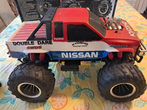 Kyosho Double Dare 1/10 Nissan 4WD Truck Untested As Is - Picture 2 of 24