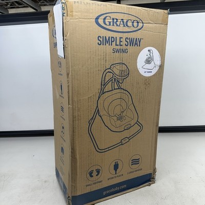 Graco Simple Sway Swing Ivy Fashion Side To Side Swaying Motion Open Box
