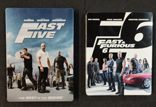 Fast & Furious 5 + 6 - Metal Case 2 Disc Set - UNTESTED 2 pc Lot