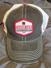Gorra ajustable de malla Washington State Cougars Cougar Luck usada