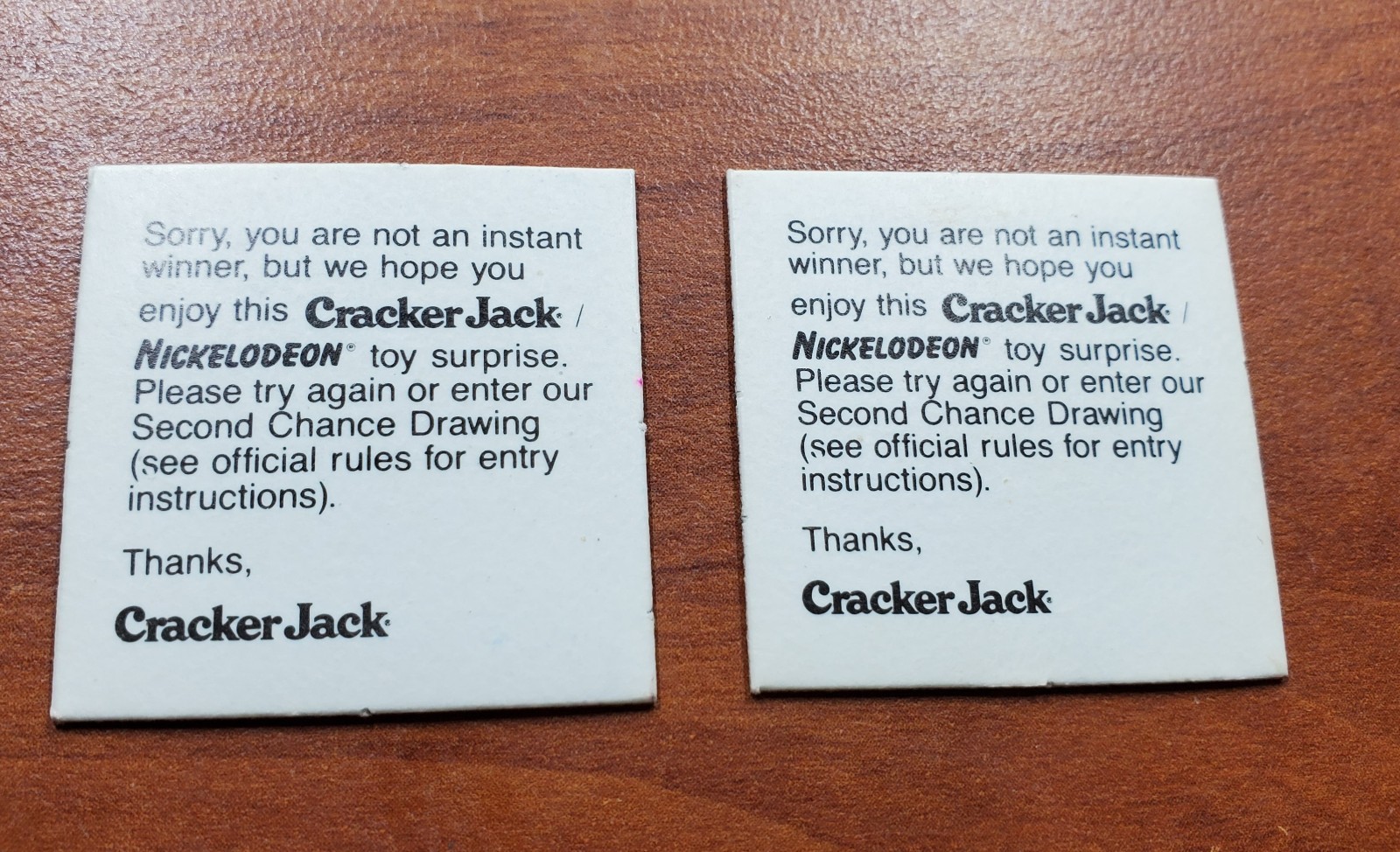 SMC1 REN & STIMPY CRACKER JACK LENTICULAR CARD PRIZE Nickelodeon 1993 ...