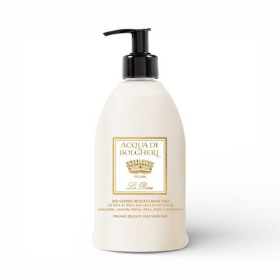 Acqua di Bolgheri Organic Delicate Hand and Face Soap LA ROSA 500ml