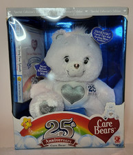 25th Anniversary Care Bear with Swarovski Crystal Eyes w/ DVD  2007 New in box