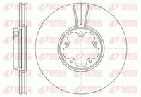 2X Bremsscheibe Remsa 6608.10 FüR Transit Ford 294Mm Bus F_E_ F_F_ F_G_ Fae_ 16V