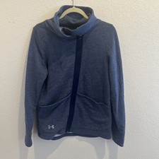 Under Armour Full Zip Cowl Neck Sweatshirt Womens Small/P