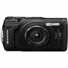 Olympus OM SYSTEM TG-7 12 Megapixel Compact Camera Black