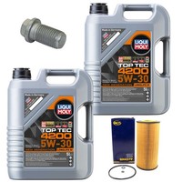MotoröL Filter Set 4200 5W-30 10 Liter + Schraube FüR Mercedes Sprinter Vario