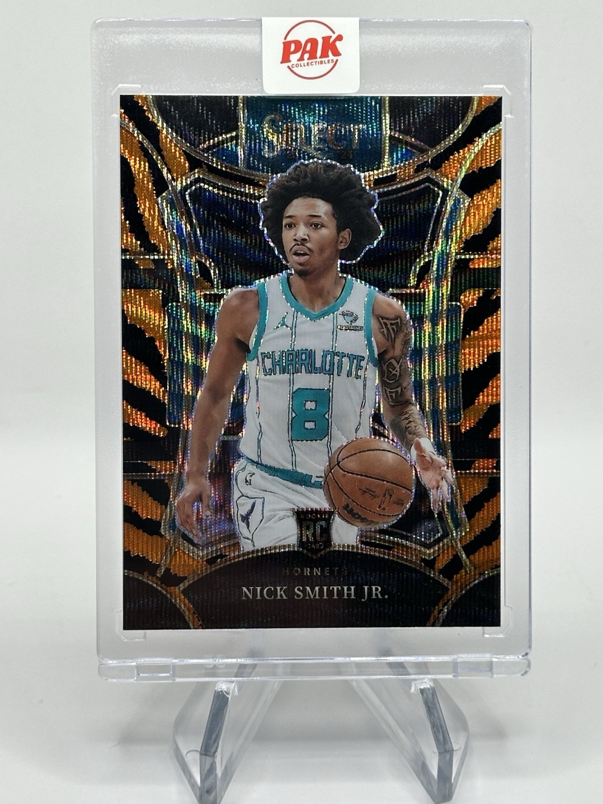 2023-24 Panini Select - Nick Smith Jr (RC) - Tiger Stripe Mezzanine SSP