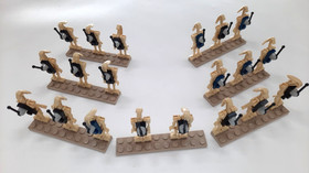 LEGO Star Wars Lot of 20 Battle Droids sw0001 w/ Custom Radio Backpacks Set 7662