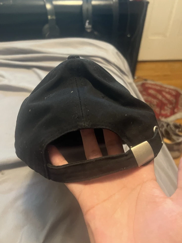 Supreme логотип черная шляпа/кепка головной убор (размер один размер регулировки) - Изображение 3 из 4