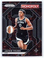 2024 Panini Prizm Monopoly WNBA #WNBA15 Jackie Young All-Star Red Classic Icons