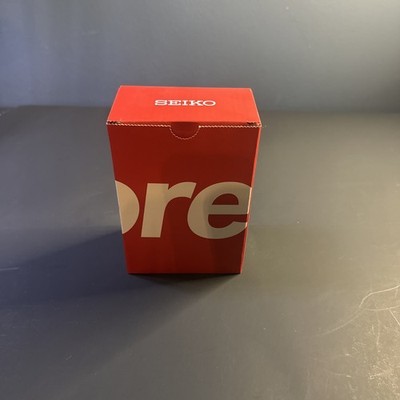 Supreme Seiko Alarm Clock FW19 QHK908WL Box Logo Twin Bell Desk