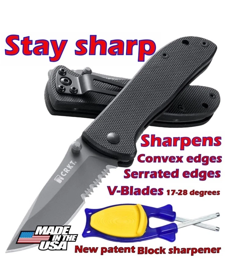 Block Knife tool Sharpener limited edition Quick & simple sharpening steel Hunt