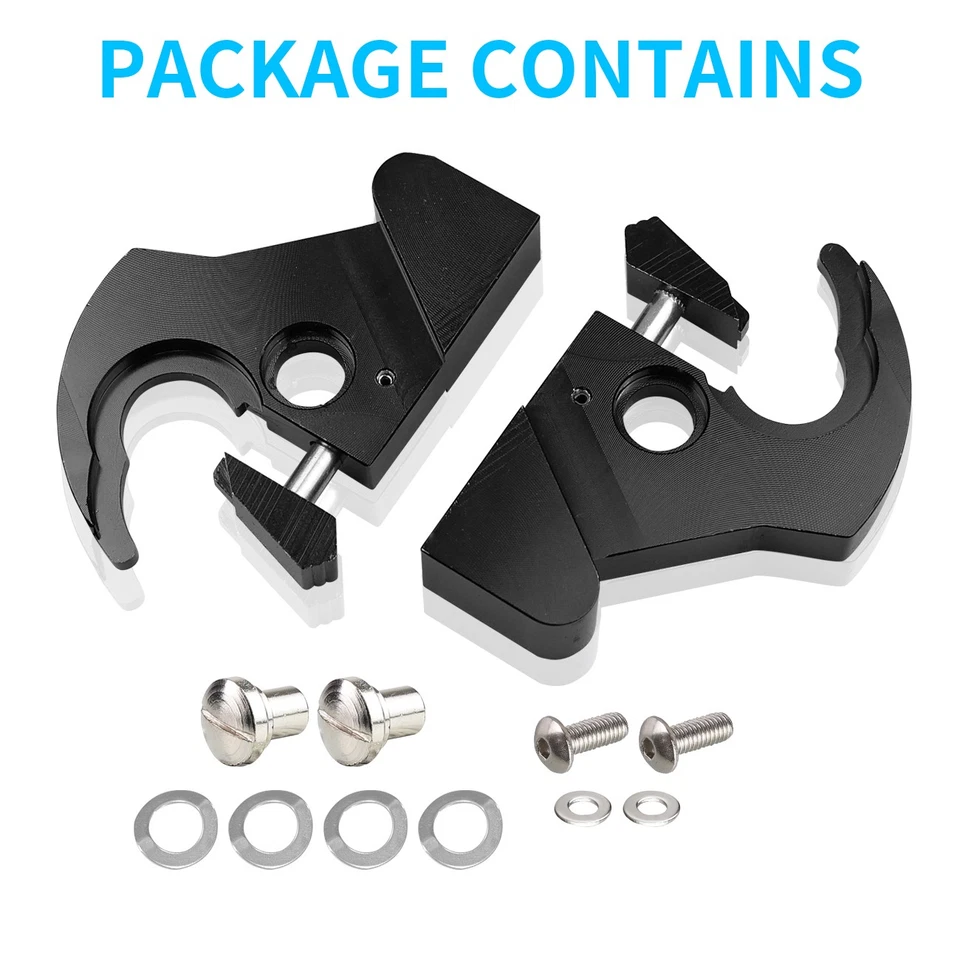 Detach Rotary Luggage Rack Docking Latch Clip Kit for Harley Electra Glide 1986+ Foto 4 de 4
