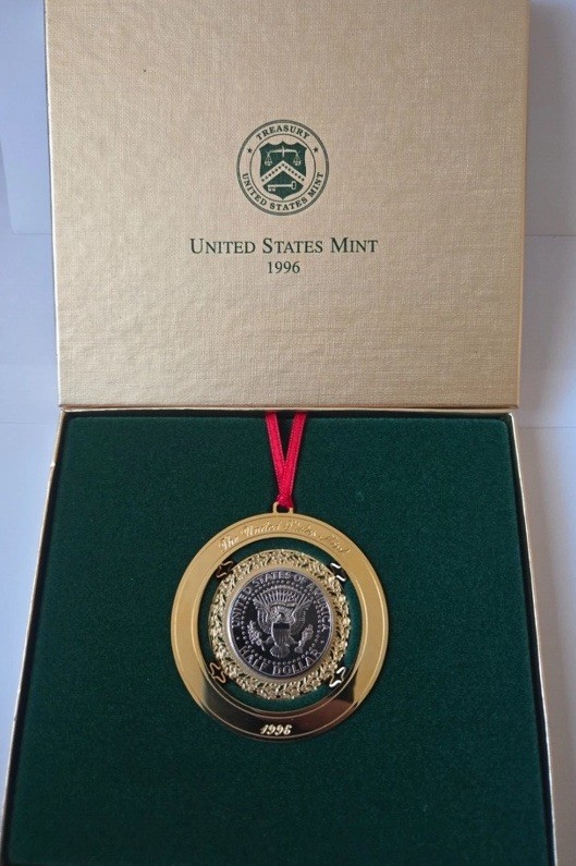 1996 United States Holiday Ornament Half Dollar