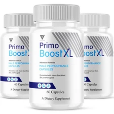 (3 Pack) Primo Boost XL Performance Capsules, PrimoBoostXL Pills (180 Capsules)
