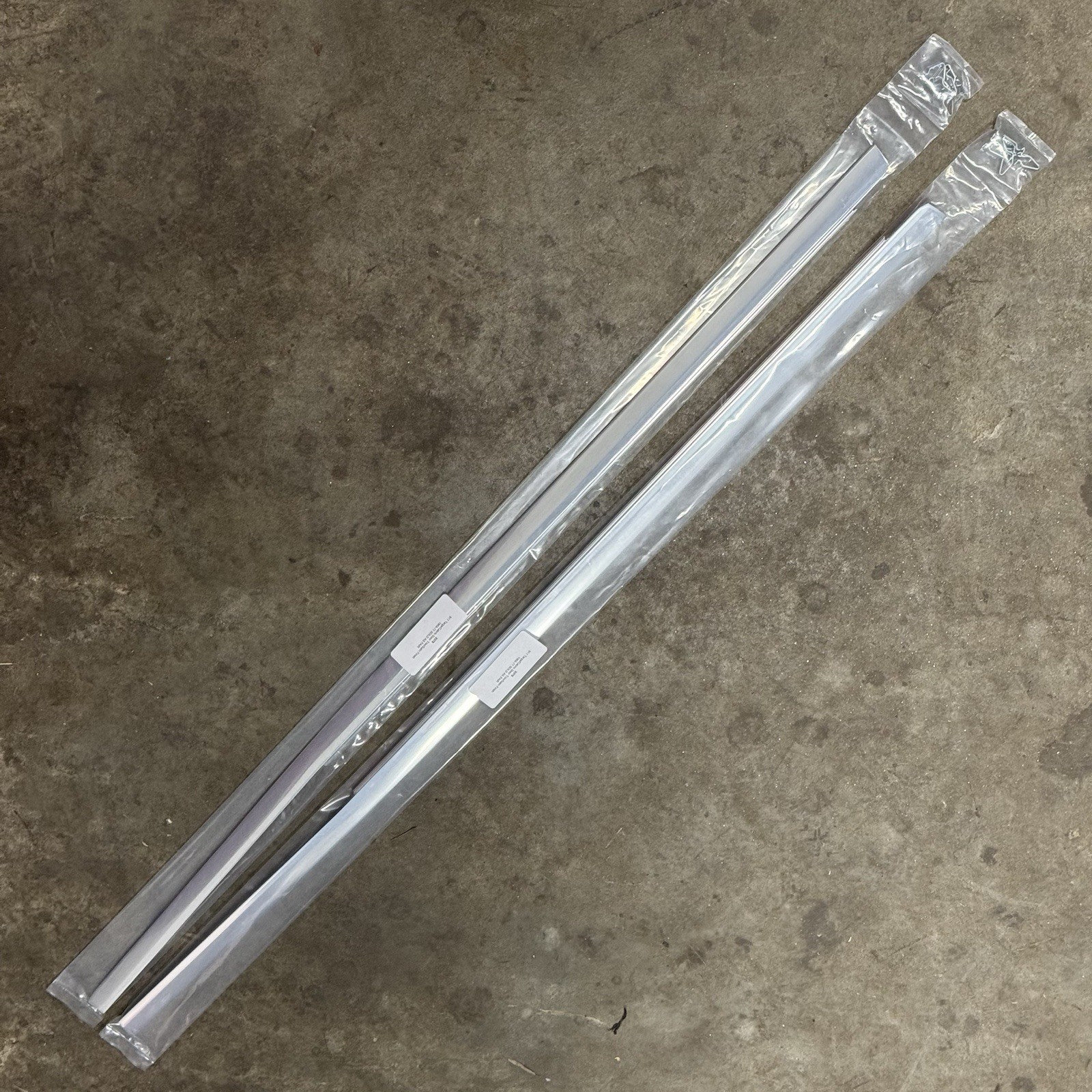 New Porsche 911 912 Outer Door Top Moulding Pair 1968-1977 Aluminum Targa Trim