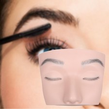 Eyelash Extension Mannequin Head Face Flat Head for Beginners Eye Lashes