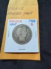 1908-S  Barber half
