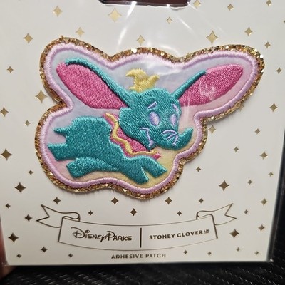 NEW Disney Parks Stoney Clover Lane Dumbo Adhesive Patch Pastel Glitter