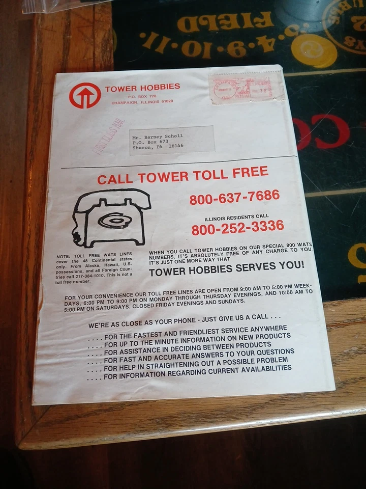 TOWER HOBBIES 1977 RC HOBBY CATALOG VINTAGE  - Image 2 of 4